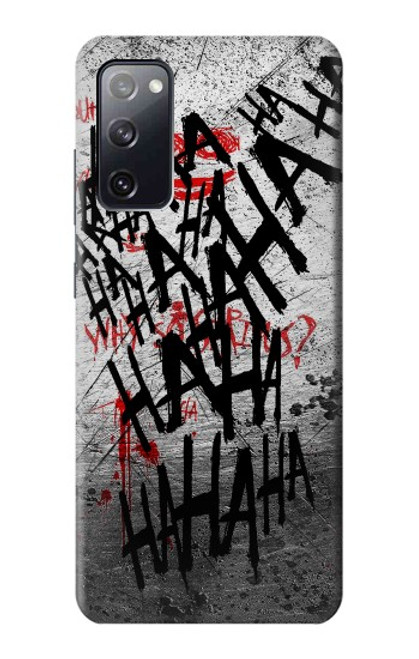 S3073 Joker Hahaha Blood Splash Case For Samsung Galaxy S20 FE