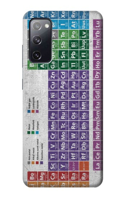 S3383 Periodic Table Case For Samsung Galaxy S20 FE