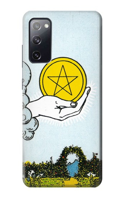 S3722 Tarot Card Ace of Pentacles Coins Case For Samsung Galaxy S20 FE