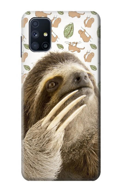 S3559 Sloth Pattern Case For Samsung Galaxy M51