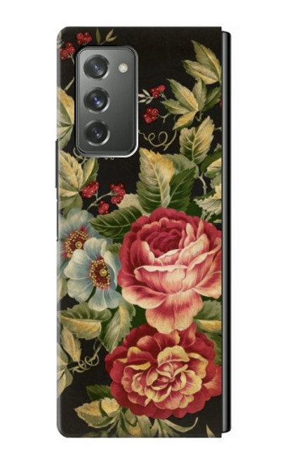 S3013 Vintage Antique Roses Case For Samsung Galaxy Z Fold2 5G