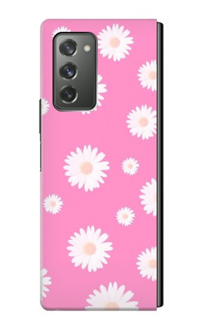 S3500 Pink Floral Pattern Case For Samsung Galaxy Z Fold2 5G