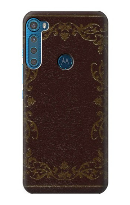 S3553 Vintage Book Cover Case For Motorola One Fusion+