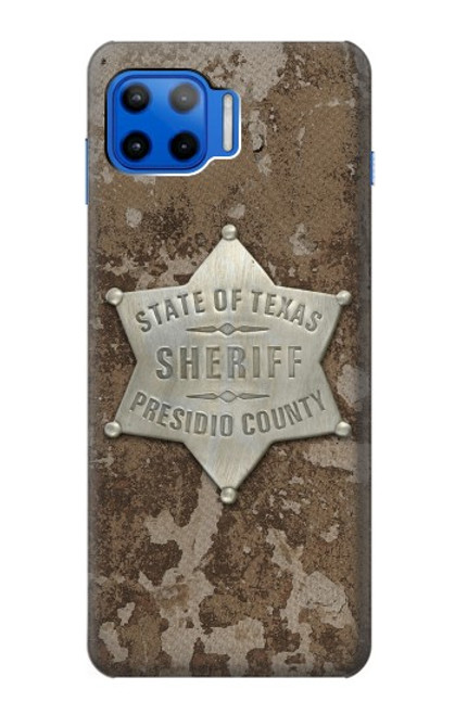 S2868 Texas Presidio County Sheriff Badge Case For Motorola Moto G 5G Plus