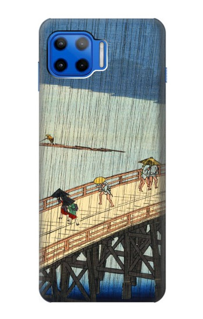 S3347 Utagawa Hiroshige Sudden shower Case For Motorola Moto G 5G Plus