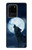 S3693 Grim White Wolf Full Moon Case For Samsung Galaxy S20 Ultra
