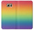 S3698 LGBT Gradient Pride Flag Case For Samsung Galaxy S6