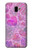S3710 Pink Love Heart Case For Samsung Galaxy J6+ (2018), J6 Plus (2018)