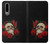 S3753 Dark Gothic Goth Skull Roses Case For Huawei P30