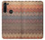 S3752 Zigzag Fabric Pattern Graphic Printed Case For Motorola Moto G8 Power