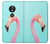 S3708 Pink Flamingo Case For Motorola Moto E Play (5th Gen.), Moto E5 Play, Moto E5 Cruise (E5 Play US Version)