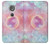 S3709 Pink Galaxy Case For Motorola Moto G6 Play, Moto G6 Forge, Moto E5