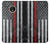 S3687 Firefighter Thin Red Line American Flag Case For Motorola Moto E4