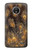 S3691 Gold Peacock Feather Case For Motorola Moto E4