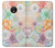 S3705 Pastel Floral Flower Case For Motorola Moto E4