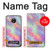 S3706 Pastel Rainbow Galaxy Pink Sky Case For Motorola Moto E4