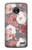 S3716 Rose Floral Pattern Case For Motorola Moto E4