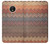 S3752 Zigzag Fabric Pattern Graphic Printed Case For Motorola Moto E4