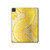 S2713 Yellow Snake Skin Graphic Printed Hard Case For iPad Pro 11 (2021,2020,2018, 3rd, 2nd, 1st)