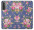 S3265 Vintage Flower Pattern Case For Samsung Galaxy S21 5G