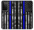 S3244 Thin Blue Line USA Case For Samsung Galaxy S21 Ultra 5G