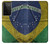 S3297 Brazil Flag Vintage Football Graphic Case For Samsung Galaxy S21 Ultra 5G