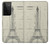 S3474 Eiffel Architectural Drawing Case For Samsung Galaxy S21 Ultra 5G