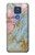 S3717 Rose Gold Blue Pastel Marble Graphic Printed Case For Motorola Moto G Play (2021)