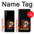S3753 Dark Gothic Goth Skull Roses Case For Sony Xperia L5