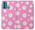 S3500 Pink Floral Pattern Case For Motorola Moto G60, G40 Fusion