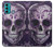 S3582 Purple Sugar Skull Case For Motorola Moto G60, G40 Fusion