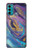 S3676 Colorful Abstract Marble Stone Case For Motorola Moto G60, G40 Fusion