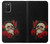 S3753 Dark Gothic Goth Skull Roses Case For Samsung Galaxy A03S
