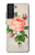 S3079 Vintage Pink Rose Case For Samsung Galaxy S21 FE 5G