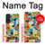 S3391 Abstract Art Mosaic Tiles Graphic Case For Samsung Galaxy S21 FE 5G