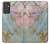 S3717 Rose Gold Blue Pastel Marble Graphic Printed Case For Samsung Galaxy Quantum 2