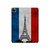 S2859 Vintage France Flag Eiffel Tower Hard Case For iPad Pro 12.9 (2022,2021,2020,2018, 3rd, 4th, 5th, 6th)