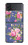 S3265 Vintage Flower Pattern Case For Samsung Galaxy Z Flip 3 5G