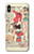 S3820 Vintage Cowgirl Fashion Paper Doll Case For iPhone XS Max