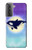 S3807 Killer Whale Orca Moon Pastel Fantasy Case For Samsung Galaxy S21 Plus 5G, Galaxy S21+ 5G