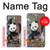 S3793 Cute Baby Panda Snow Painting Case For Samsung Galaxy Note 20
