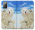 S3794 Arctic Polar Bear in Love with Seal Paint Case For Samsung Galaxy Note 20