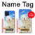 S3794 Arctic Polar Bear in Love with Seal Paint Case For Samsung Galaxy A12