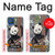 S3793 Cute Baby Panda Snow Painting Case For Samsung Galaxy M62