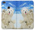 S3794 Arctic Polar Bear in Love with Seal Paint Case For Huawei P8 Lite (2017)