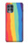 S3799 Cute Vertical Watercolor Rainbow Case For Motorola Edge S