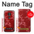 S3817 Red Floral Cherry blossom Pattern Case For Motorola Moto E Play (5th Gen.), Moto E5 Play, Moto E5 Cruise (E5 Play US Version)