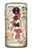 S3820 Vintage Cowgirl Fashion Paper Doll Case For Motorola Moto E Play (5th Gen.), Moto E5 Play, Moto E5 Cruise (E5 Play US Version)