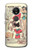 S3820 Vintage Cowgirl Fashion Paper Doll Case For Motorola Moto E5 Plus