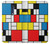 S3814 Piet Mondrian Line Art Composition Case For Nokia 5
